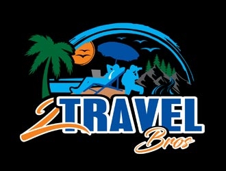 2 Travel Bros logo design by creativemind01