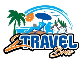 2 Travel Bros logo design by creativemind01