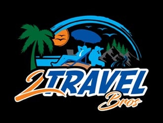 2 Travel Bros logo design by creativemind01