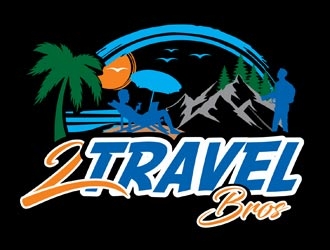 2 Travel Bros logo design by creativemind01