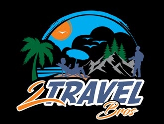 2 Travel Bros logo design by creativemind01