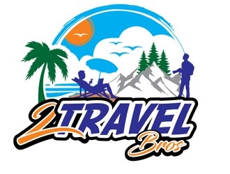 2 Travel Bros logo design by creativemind01
