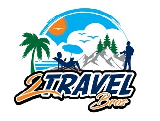 2 Travel Bros logo design by creativemind01