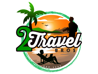 2 Travel Bros logo design by LucidSketch