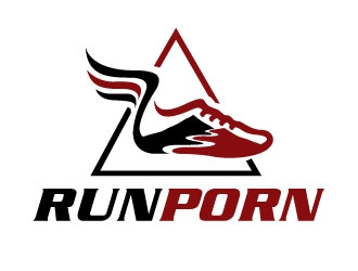RUNPORN or #RUNPORN  logo design by REDCROW