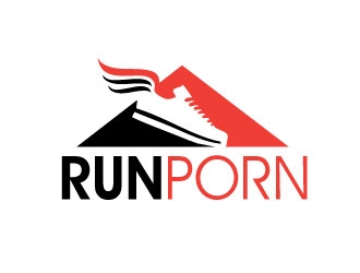 RUNPORN or #RUNPORN  logo design by REDCROW