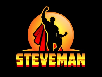 SteveMan84 logo design by Suvendu