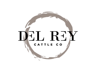 Del Rey cattle co.  logo design by bigboss