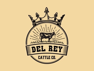 Del Rey cattle co.  logo design by rizuki