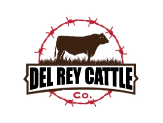 Del Rey cattle co.  logo design by AamirKhan