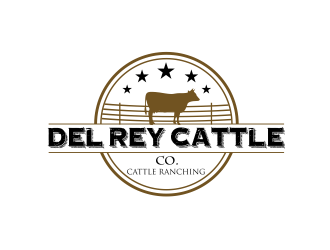 Del Rey cattle co.  logo design by serprimero