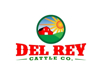 Del Rey cattle co.  logo design by karjen