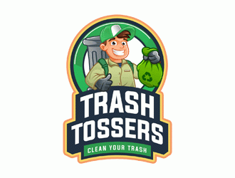 Trash Tossers logo design by DonyDesign