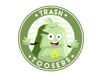 Trash Tossers logo design by BeezlyDesigns