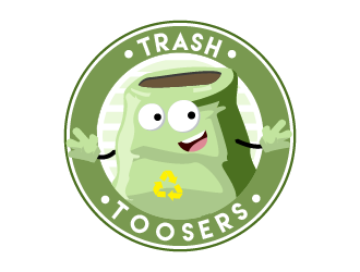 Trash Tossers logo design by BeezlyDesigns