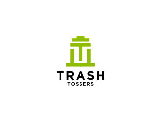 Trash Tossers logo design by haidar