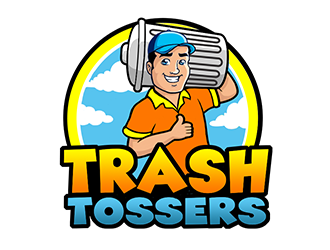 Trash Tossers logo design by Optimus