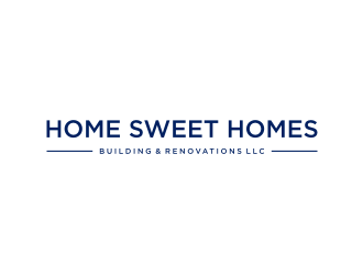 Home Sweet Homes Building &amp; Renovations LLC logo design by Adundas