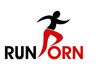 RUNPORN or #RUNPORN  logo design by PMG