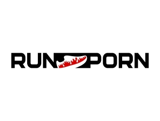 RUNPORN or #RUNPORN  logo design by FriZign