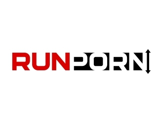 RUNPORN or #RUNPORN  logo design by FriZign