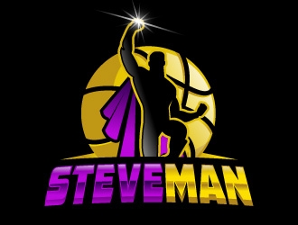 SteveMan84 logo design by Suvendu