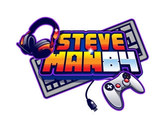 SteveMan84 logo design by DreamLogoDesign
