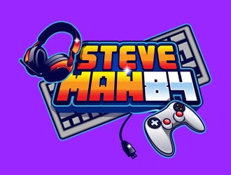 SteveMan84 logo design by DreamLogoDesign