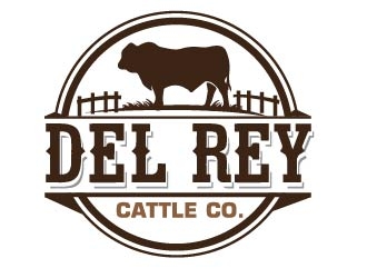Del Rey cattle co.  logo design by Sorjen