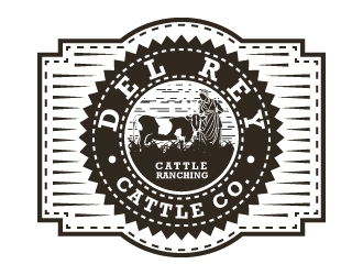 Del Rey cattle co.  logo design by Kirito