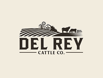 Del Rey cattle co.  logo design by Optimus