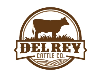 Del Rey cattle co.  logo design by jaize