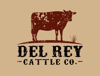 Del Rey cattle co.  logo design by Abril