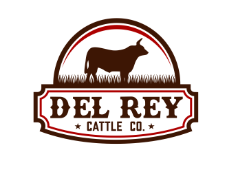 Del Rey cattle co.  logo design by serprimero