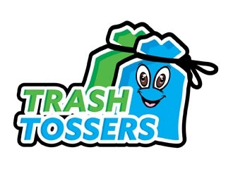 Trash Tossers logo design by creativemind01