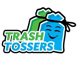 Trash Tossers logo design by creativemind01