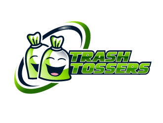 Trash Tossers logo design by Suvendu