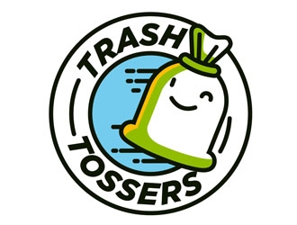 Trash Tossers logo design by CreativeMania
