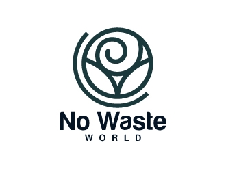 No Waste World logo design by dasigns