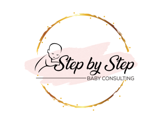 Step by Step Baby Consulting logo design by qqdesigns