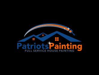 Patriots Painting logo design by BlessedArt