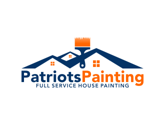 Patriots Painting logo design by BlessedArt