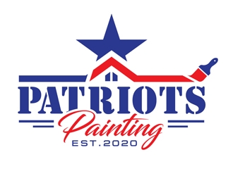 Patriots Painting logo design by DreamLogoDesign