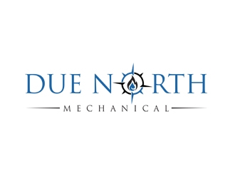 Due North Mechanical  logo design by gilkkj