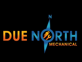 Due North Mechanical  logo design by PMG