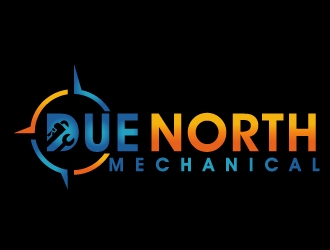 Due North Mechanical  logo design by PMG