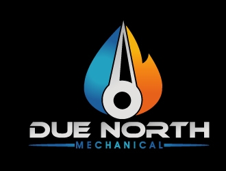 Due North Mechanical  logo design by PMG