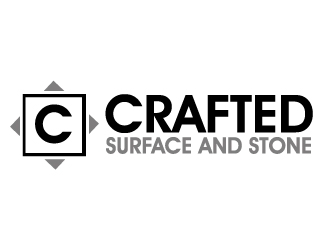 Crafted Surface and Stone logo design by PMG