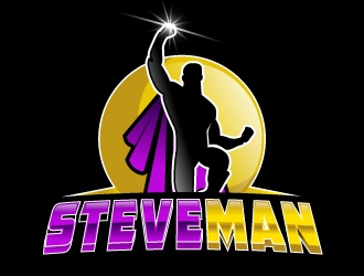 SteveMan84 logo design by Suvendu