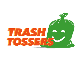 Trash Tossers logo design by bluespix